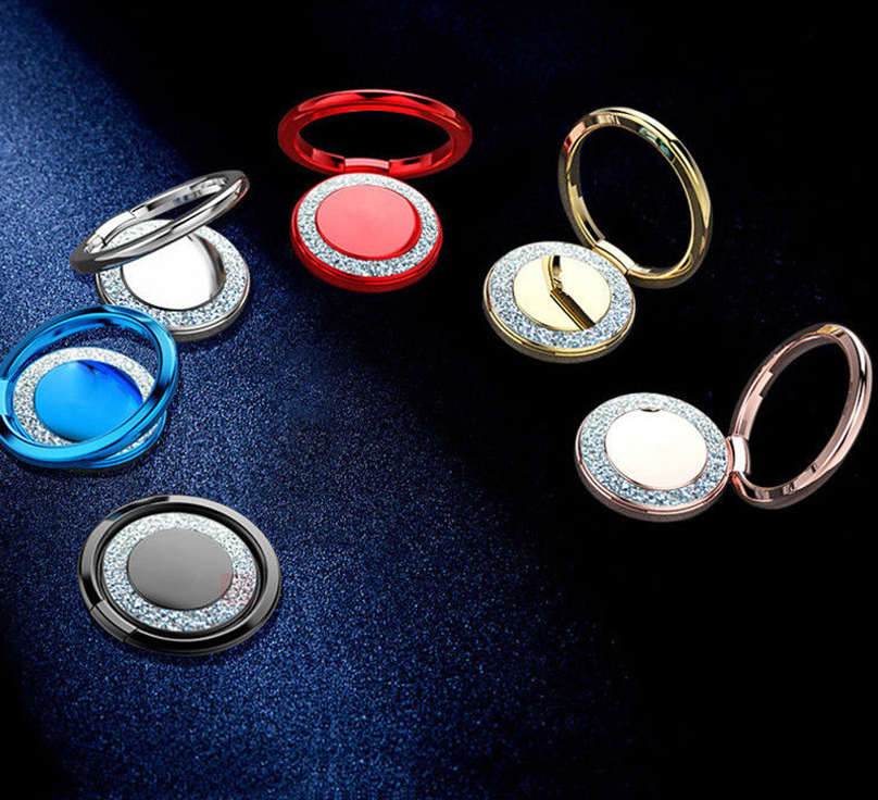 Glitter phone ring holders in all colour finishes