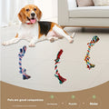 Cotton rope knot bone dog chew toy