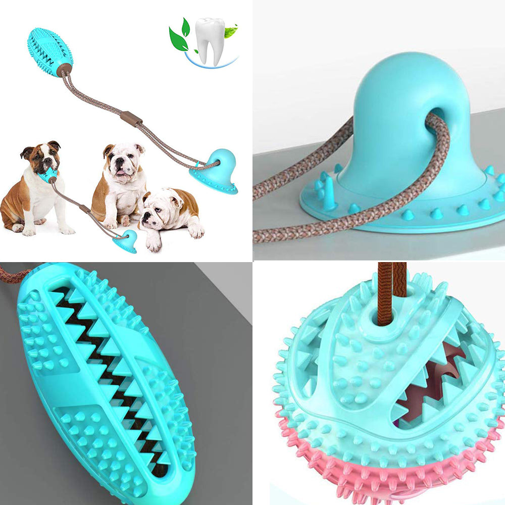 Suction cup, rope and textured toy details