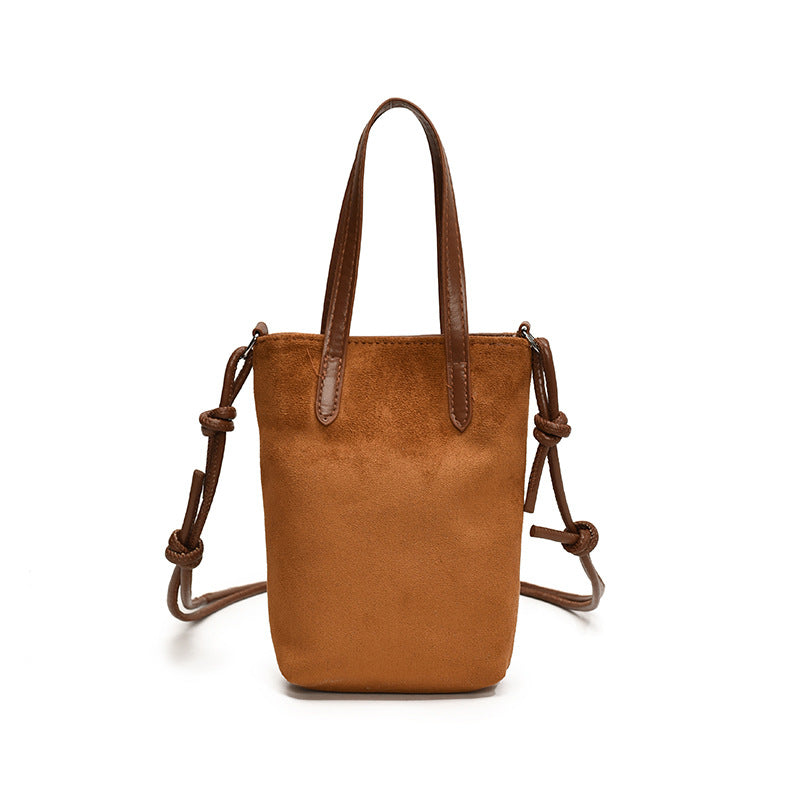 Retro Leopard Print Crossbody Bag, brown, front